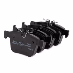 BREMBO P 50 122 Brake pad set prepared for wear warning indicator with anti-squeak plate without accessories MERCEDES-BENZ: C-Class Coupe
