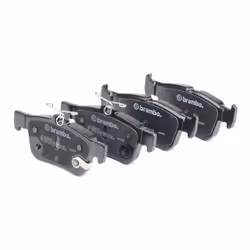 BREMBO P 24 217 Brake pad set with acoustic wear warning with anti-squeak plate without accessories FORD: Mondeo 5 Kombi, Focus Mk4 Turnier