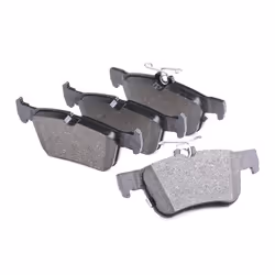 BREMBO P 24 217 Brake pad set with acoustic wear warning with anti-squeak plate without accessories FORD: Mondeo 5 Kombi, Focus Mk4 Turnier