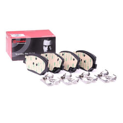 BREMBO P 07 007 Brake pad set with acoustic wear warning with piston clip, with anti-squeak plate with accessories VAUXHALL: Insignia Mk2