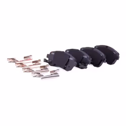 BREMBO P 16 013X Brake pad set with acoustic wear warning with anti-squeak plate with accessories DAIHATSU: Sirion II, FORD: FIESTA 6, FOCUS 3 - Additional view 2