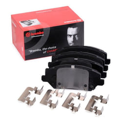 BREMBO P 30 110 Brake pad set with acoustic wear warning with anti-squeak plate with accessories HYUNDAI: i30 III Hatchback, i30 III Fastback