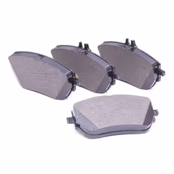 BREMBO P 50 146 Brake pad set prepared for wear warning indicator with brake caliper screws, with anti-squeak plate with accessories