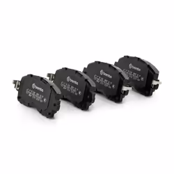 BREMBO P 78 028 Brake pad set with acoustic wear warning with anti-squeak plate without accessories SUBARU: XV II, Impreza V Hatchback