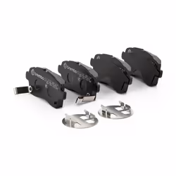 BREMBO P 79 037 Brake pad set with acoustic wear warning with anti-squeak plate with accessories SUZUKI: Ignis III