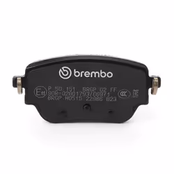 BREMBO P 50 151 Brake pad set excl. wear warning contact with brake caliper screws, with anti-squeak plate with accessories MERCEDES-BENZ: A-Class