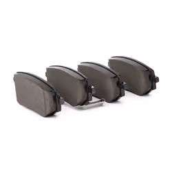 BREMBO P 50 153 Brake pad set with acoustic wear warning with brake caliper screws, with anti-squeak plate with accessories