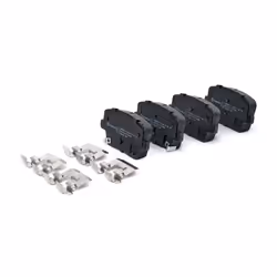 BREMBO P 30 112 Brake pad set with acoustic wear warning with piston clip, with anti-squeak plate with accessories HYUNDAI: i30 III Hatchback