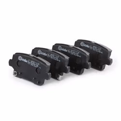 Brake pad set; BREMBO; with acoustic wear warning with piston clip, with anti-squeak plate with accessories; for VAUXHALL, BU ...