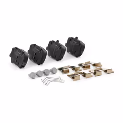 BREMBO P 86 032 Brake pad set excl. wear warning contact with brake caliper screws, with anti-squeak plate with accessories VOLVO: XC40