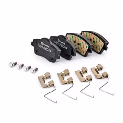 BREMBO P 86 033 Brake pad set excl. wear warning contact with brake caliper screws, with anti-squeak plate with accessories VOLVO: XC40