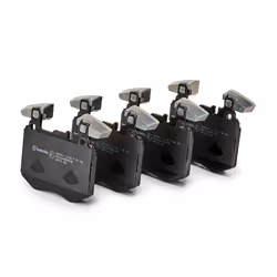 BREMBO P 50 159 Brake pad set prepared for wear warning indicator with anti-squeak plate without accessories, with counterweights