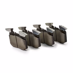BREMBO P 50 159 Brake pad set prepared for wear warning indicator with anti-squeak plate without accessories, with counterweights