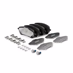 BREMBO P 83 177 Brake pad set with acoustic wear warning with brake caliper screws, with anti-squeak plate with accessories TOYOTA: Corolla XII Estate