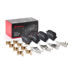 BREMBO P 83 178 Brake pad set with acoustic wear warning with anti-squeak plate without accessories TOYOTA: Corolla XII Estate, Corolla XII Hatchback