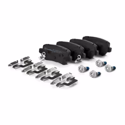 BREMBO P 30 120 Brake pad set with acoustic wear warning with brake caliper screws, with anti-squeak plate with accessories KIA: cee‘d II Hatchback