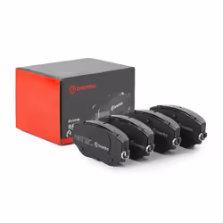 BREMBO P 68 073 Brake pad set with acoustic wear warning with anti-squeak plate without accessories RENAULT: Clio V Hatchback, NISSAN: MICRA 5 - Additional view 6