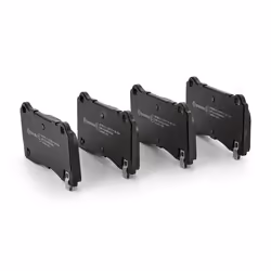 BREMBO P 09 028 Brake pad set with acoustic wear warning with anti-squeak plate without accessories TESLA: Model 3, Model Y
