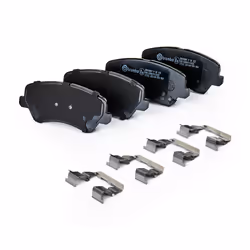 BREMBO P 30 123 Brake pad set with acoustic wear warning with anti-squeak plate with accessories KIA: cee‘d II Hatchback, cee‘d II Sportswagon