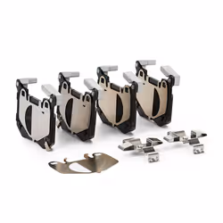 BREMBO P 30 124 Brake pad set with acoustic wear warning with anti-squeak plate without accessories, with counterweights KIA: Stinger Hatchback