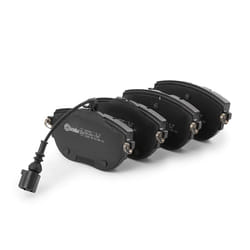 BREMBO P 85 187 Brake pad set prepared for wear warning indicator with anti-squeak plate with accessories VOLKSWAGEN: Transporter 6, Multivan 6