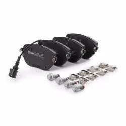 BREMBO P 85 187 Brake pad set prepared for wear warning indicator with anti-squeak plate with accessories VOLKSWAGEN: Transporter 6, Multivan 6 - Additional view 7