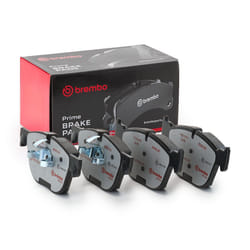 BREMBO P 06 049X Brake pad set prepared for wear warning indicator with anti-squeak plate without accessories BMW: X5, X6, X4