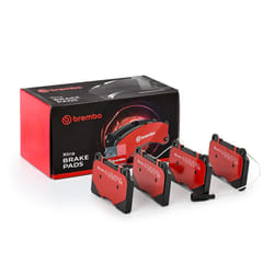 BREMBO P 23 078X Brake pad set incl. wear warning contact with anti-squeak plate without accessories ALFA ROMEO: Brera, 159 Sportwagon, 159 Saloon