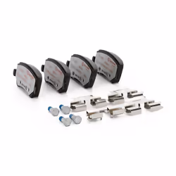 BREMBO P 24 078X Brake pad set excl. wear warning contact with brake caliper screws, with anti-squeak plate with accessories VOLVO: V60 I