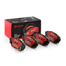 BREMBO P 78 020X Brake pad set with acoustic wear warning with anti-squeak plate without accessories SUBARU: Forester IV, Legacy 4