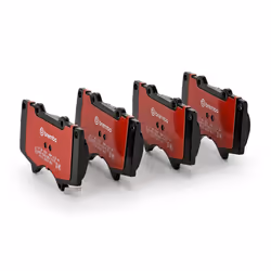 BREMBO P 83 102X Brake pad set with acoustic wear warning with anti-squeak plate without accessories TOYOTA: Land Cruiser Prado 150, HILUX 3 Pick-up