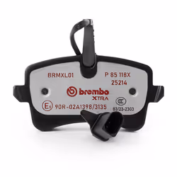 BREMBO P 85 118X Brake pad set incl. wear warning contact with brake caliper screws, with anti-squeak plate with accessories AUDI: A6 C7 Avant