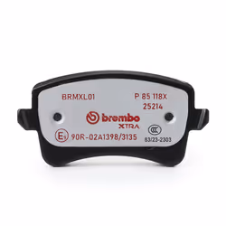 BREMBO P 85 118X Brake pad set incl. wear warning contact with brake caliper screws, with anti-squeak plate with accessories AUDI: A6 C7 Avant