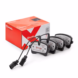 BREMBO P 85 118X Brake pad set incl. wear warning contact with brake caliper screws, with anti-squeak plate with accessories AUDI: A6 C7 Avant - Additional view 6