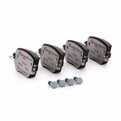 BREMBO P 85 135X Brake pad set excl. wear warning contact with brake caliper screws, with anti-squeak plate with accessories SEAT: Leon III Hatchback