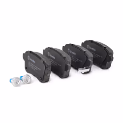BREMBO P 68 074 Brake pad set with acoustic wear warning with brake caliper screws, with anti-squeak plate with accessories FORD: Focus Mk4 Turnier