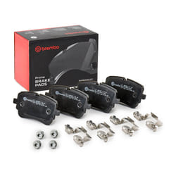 BREMBO P 85 190 Brake pad set prepared for wear warning indicator with anti-squeak plate without accessories AUDI: Q8, Q7, A6 C8 Saloon