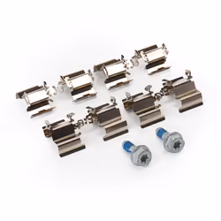 BREMBO P 61 142 Brake pad set excl. wear warning contact with brake caliper screws, with piston clip, with anti-squeak plate with accessories - Additional view 5