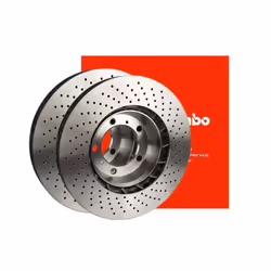 Brembo 08.9148.1X Xtra UV Coated solid drilled Rear Brake Rotor AUDI/S