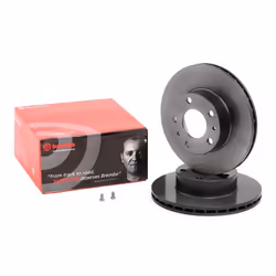 Brake disc; BREMBO; 280 24 5 internally vented Coated; for FIAT, PEUGEOT, CITROËN; 1607872080, 4246Y1, 424927, 4249G3, 4249H8