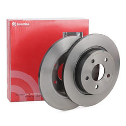 BREMBO Brake disc FORD: FOCUS 3, FOCUS 3 Turnier COATED DISC LINE 11mm 5 solid Coated 08.A725.11 1704765,1934070,2023618,5302181,BV612A315BA,1759531