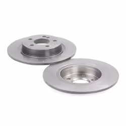 BREMBO Brake disc MERCEDES-BENZ: CLA Coupe, A-Class, B-Class XTRA LINE 10mm 5 solid, Perforated Coated High-carbon 08.B348.4X 2464230112,A2464230112