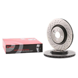 BREMBO Brake disc MINI: Coupe, Hatchback, Convertible COATED DISC LINE 22mm 4 internally vented, slotted/perforated Coated High-carbon 09.B754.21