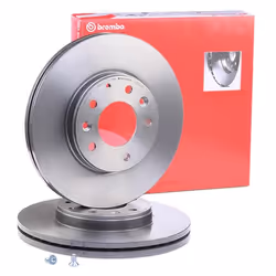 Brake disc; BREMBO; COATED DISC LINE; 283 25 5 internally vented Coated; for MAZDA; G26Y3325XA, GJ6Y3325XA, GK2Y3325XD, GK2Y3 ...