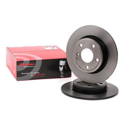 BREMBO Brake disc MERCEDES-BENZ: B-Class, A-Class, CLA Coupe COATED DISC LINE 9mm 5 solid Coated High-carbon 08.B347.41 2464230012,246423001207
