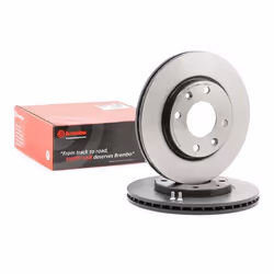Brake disc; BREMBO; 247 20,4 4 internally vented Coated; for PEUGEOT, CITROËN; 169003, 424996, 4246A7, 1611841180, 424694