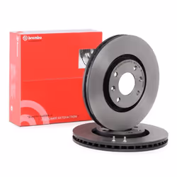 Brake disc; BREMBO; 283 26 4 internally vented Coated; for CITROËN, PEUGEOT, VAUXHALL, DS, OPEL; 1606401480, 1618862780, 4246 ...