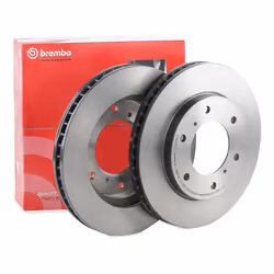 Brake disc; BREMBO; COATED DISC LINE; 294 28 6 internally vented Coated; for MITSUBISHI, FIAT; 6000609712, 4615A201, MN102276