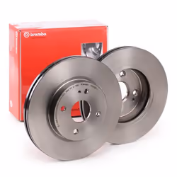 Brake disc; BREMBO; COATED DISC LINE; 258 23 4 internally vented Coated; for MAZDA; DN2033251, DG8033251A, DK4133251, DN20332 ...