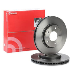 BREMBO Brake disc MITSUBISHI: Lancer 8, Lancer 8 Limousine, Lancer 7 Limousine COATED DISC LINE 26mm 5 internally vented Coated 09.B647.11 4615A115
